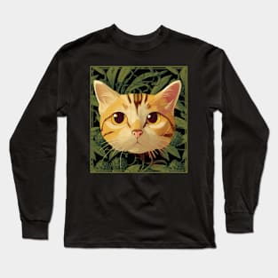 Cute Cat Stare 2 Long Sleeve T-Shirt